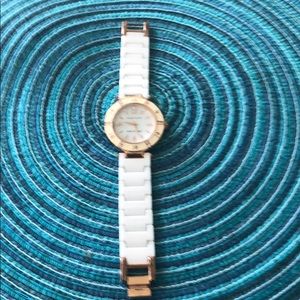 Anne Klein white watch